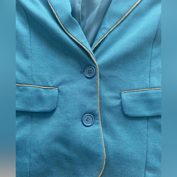 Cream-Clothing teal blazer. Size XS - Picture 4 of 6